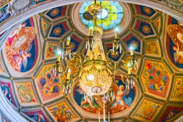 Interior del Santuario de la Virgen del Rosario en Pompeya —  Fotos de Stock