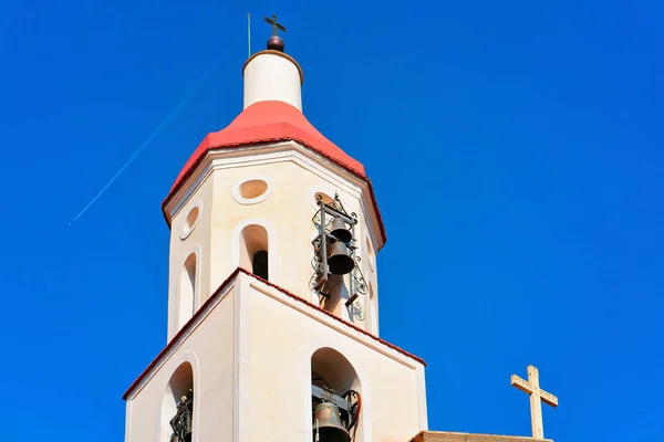 Zvonice kostela St Matthew v Agerola — Stock fotografie