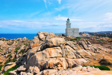 Lighthouse in Capo Testa Santa Teresa Gallura Sardinia