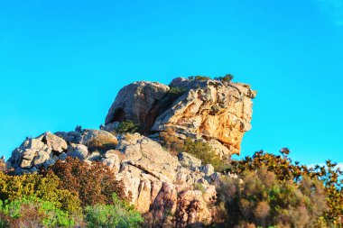 Costa Smeralda Sardunya, dağlar