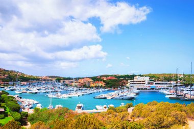 Lüks Yatlar, liman, Porto Cervo Costa Smeralda Sardina