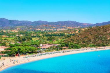 Akdeniz'in güney Sardunya, Villasimius Beach