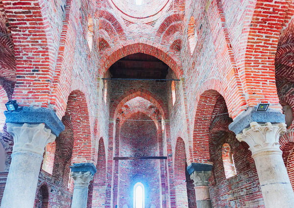 Interior of Church of Saint Peter and Paul Casalvecchio Siculo