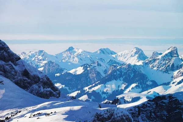 Oberland bernois en hiver Alpes suisses — Photo