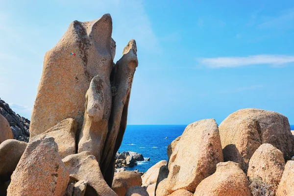 Felsen am capo testa santa teresa gallura sardinia — Stockfoto