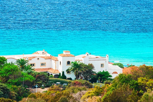 주택 Mediterranian 바다 카 포 Testa 사르디 니 아에서 — 스톡 사진