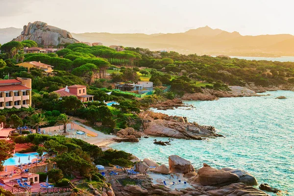Baja Sardinia ชายหาด คอสตา Smeralda — ภาพถ่ายสต็อก