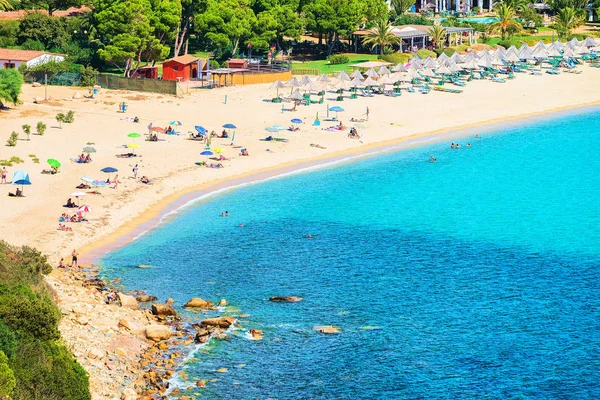 Spiaggia di Villasimius e Mar Mediterraneo Sud Sardegna — Foto Stock