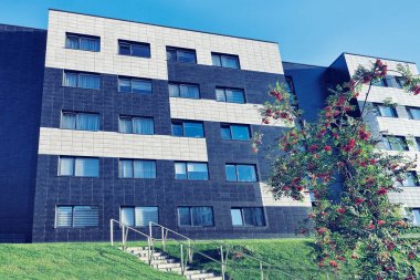 Yeni Konut ile açık hava tesisleri Vilnius, merdiven
