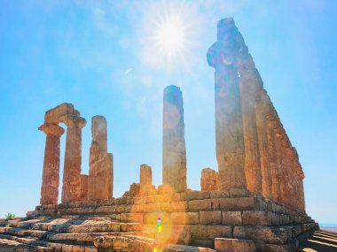 Juno Temple Vadisi tapınak Agrigento Sicilya