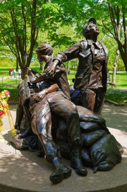 Washington Dc ABD Vietnam kadın Anıtı