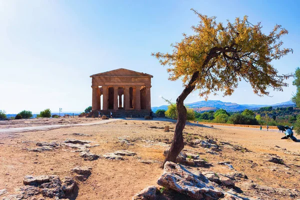 Templo de Concordia en Agrigento Sicilia — Foto de Stock