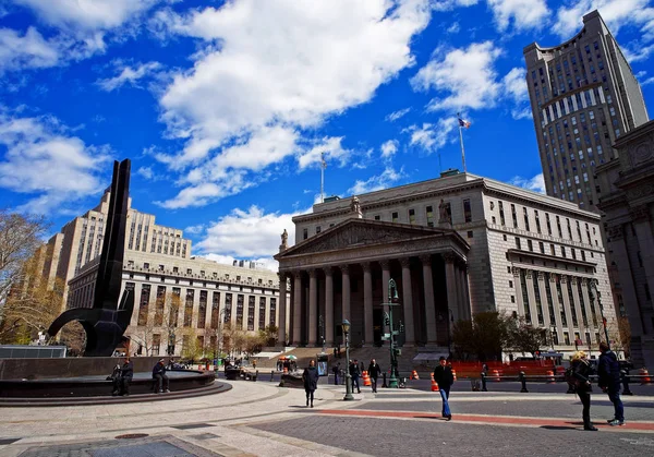 Cour suprême de New York au printemps États-Unis — Photo