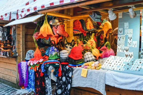 Европейский Рождественский рынок в Риге в Латвии — стоковое фото