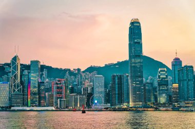 Manzarası Hk Victoria Harbor