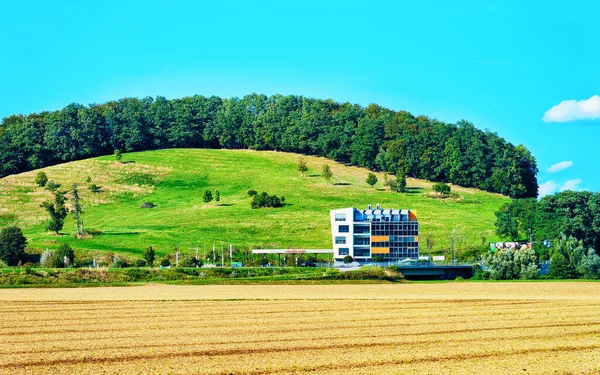 Landschaft bei Maribor mit Hügeln Niedersteiermark Slowenien — Stockfoto