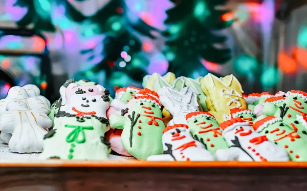 Vilnius 'taki Noel pazarında zencefilli kurabiye. — Stok fotoğraf
