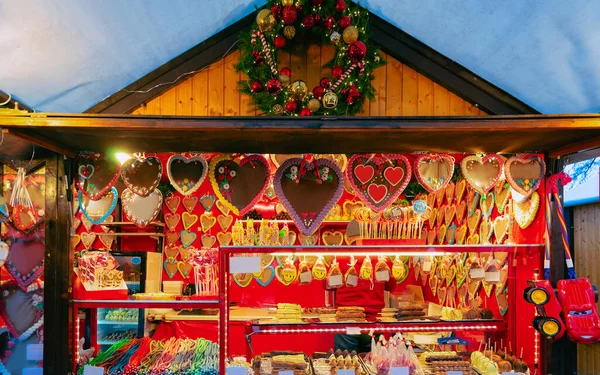 Lebkuchen auf dem Weihnachtsmarkt am Schloss Charlottenburg — Stockfoto