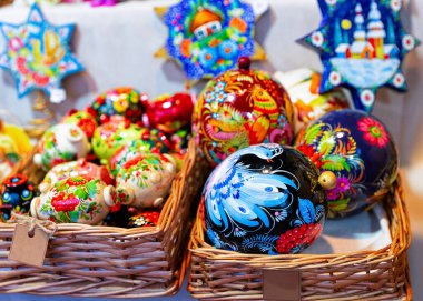 Jandarma Kış Berlin 'deki Noel Pazarı' nda ahşap Noel hediyeleri