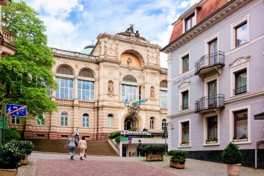 Baden Baden Baden Wurttemberg Almanya 'sının Friedrichsbad Spa beldesi