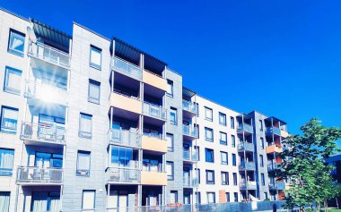 Vilnius 'taki yeni apartman binası.