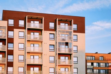 Modern Daire evler konut binaları karmaşık gayrimenkul