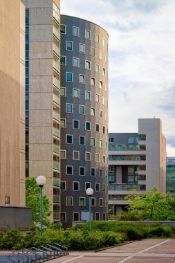 Viyana 'nın dışındaki modern apartman dairesi.