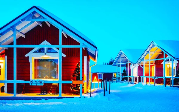 Casa nueva en Santa Claus Holiday Village en Rovaniemi — Foto de Stock