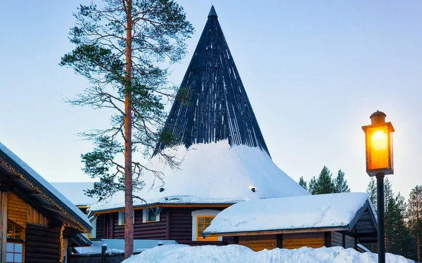 Деревня Санта-Клауса в финской Лапландии — стоковое фото