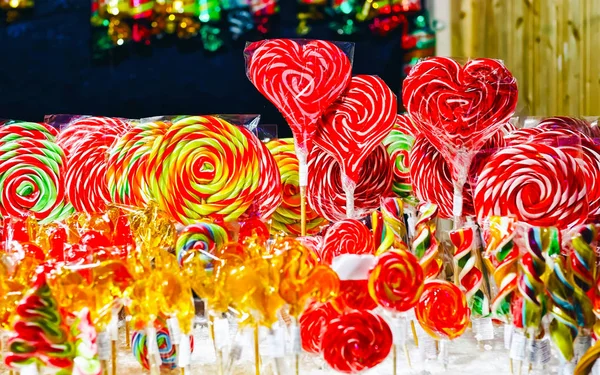 Süßigkeiten auf dem Weihnachtsmarkt in Vilnius — Stockfoto