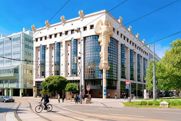 Biblioteket för tekniska högskolan i Wien i Österrike — Stockfoto