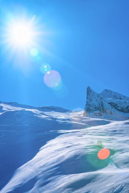 Avusturya 'da Hintertux Buzul Kayak Merkezi