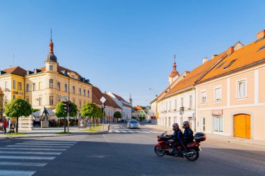 Slovenya 'da motosikletli Main Liberty Meydanı