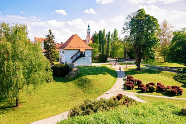 Óváros Kapu a vár Óváros Varasd — Stock Fotó