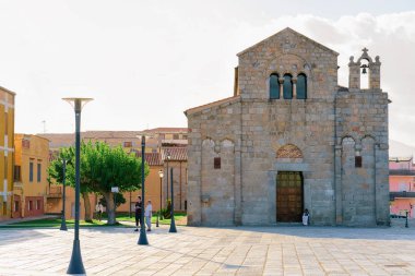 Eski şehir Olbia 'daki Basilica di San Simplicio Kilisesi