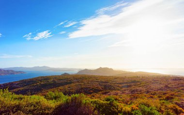 Akdeniz 'de Costa Smeralda' da gün doğumu