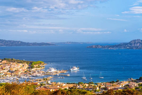 Panorama at La Maddalena in Costa Smeralda at Mediterranean sea — 스톡 사진