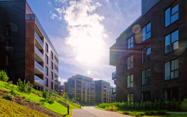 Avrupa refleksli apartman kompleksi