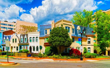 Foggy Bottom tarihi mahallesi Washington DC refleksi