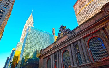 Grand Central Terminal Binası Girişi 'nin sokak görüntüsü