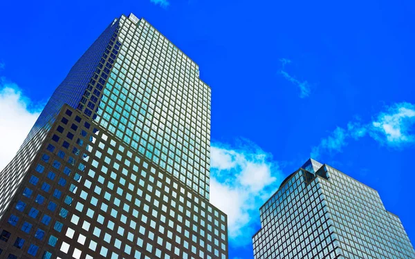 Három World Financial Center Pénzügyi District Us reflex — Stock Fotó