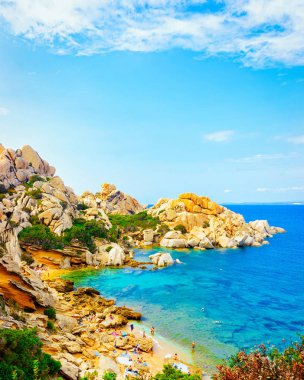 Sahilde Capo Testa Santa Teresa Gallura refleksi