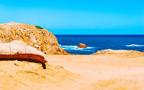 Strand am Mittelmeer in der Provinz Buggerru — Stockfoto