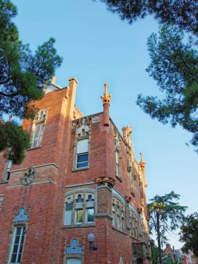 Kubbe eski Hospital de Sant Pau Barcelona