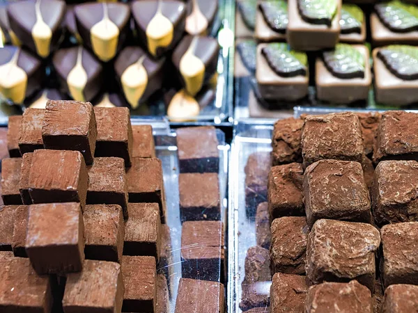 Mix of Swiss chocolate sweet — Stock Photo, Image