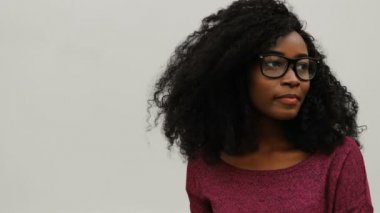 Afrikalı kadın yüzü