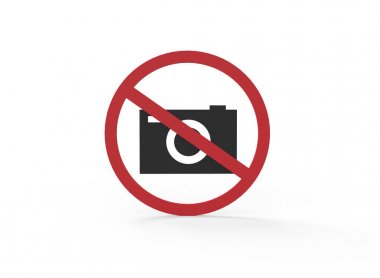 yasak kamera işareti / yasak işareti 
