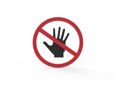 Yasak el / yasak işareti 