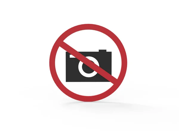 Verboden Camera Teken Verboden Teken — Stockfoto