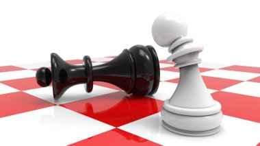 Satranç figürler gemide / iyi satranç sunular için